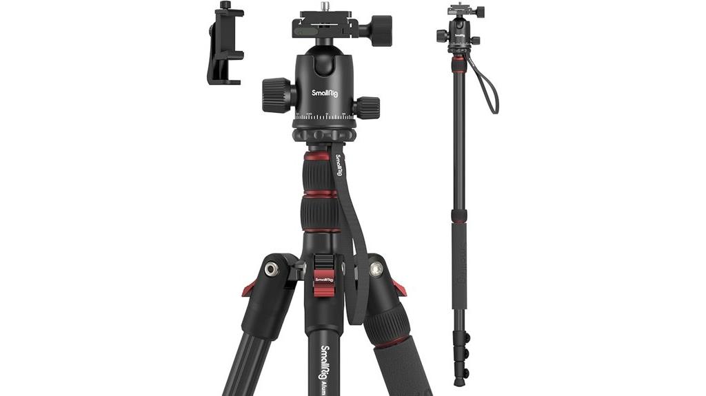adjustable foldable aluminum tripod