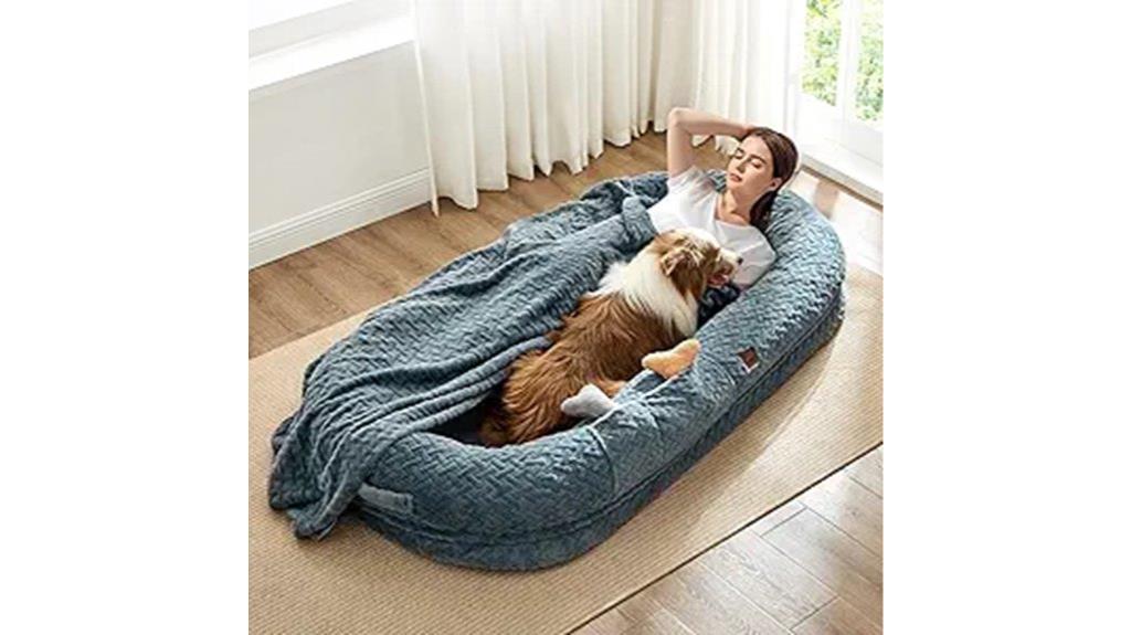 adult human dog bed