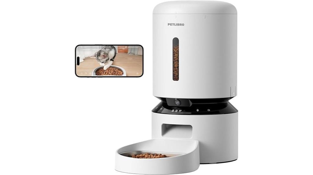 automatic cat feeding camera