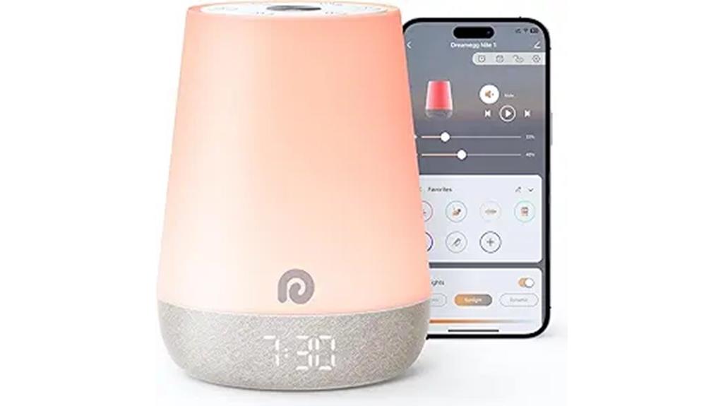 baby sound machine with light