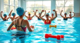 beginner water exercise routines