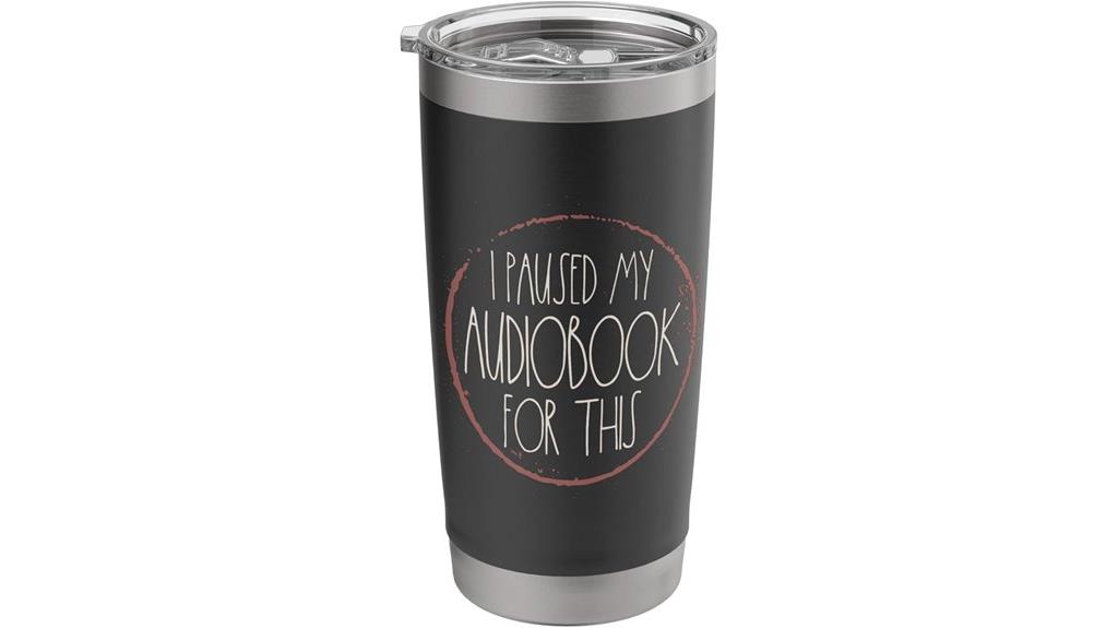 book lover s tumbler insulated