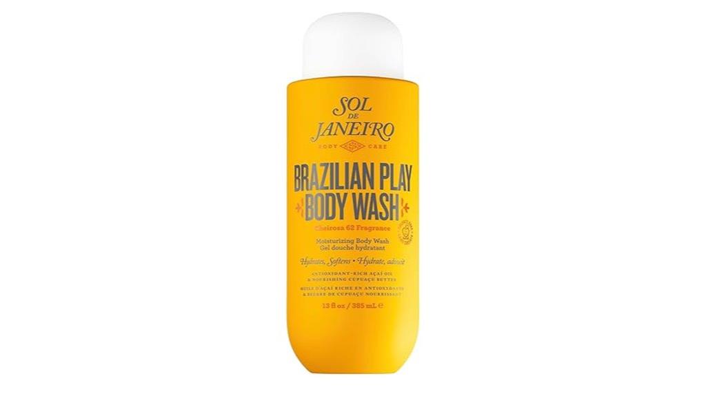 brazilian inspired moisturizing body wash