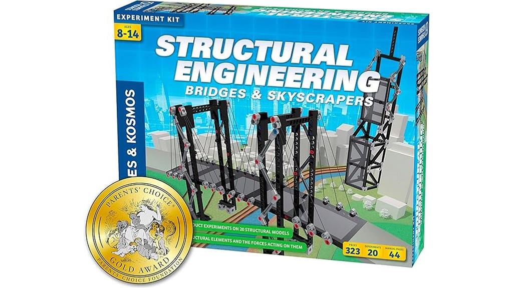 bridge and skyscraper model kit