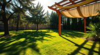 building windproof backyard shade