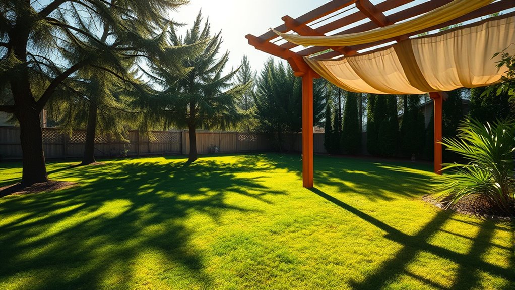 building windproof backyard shade