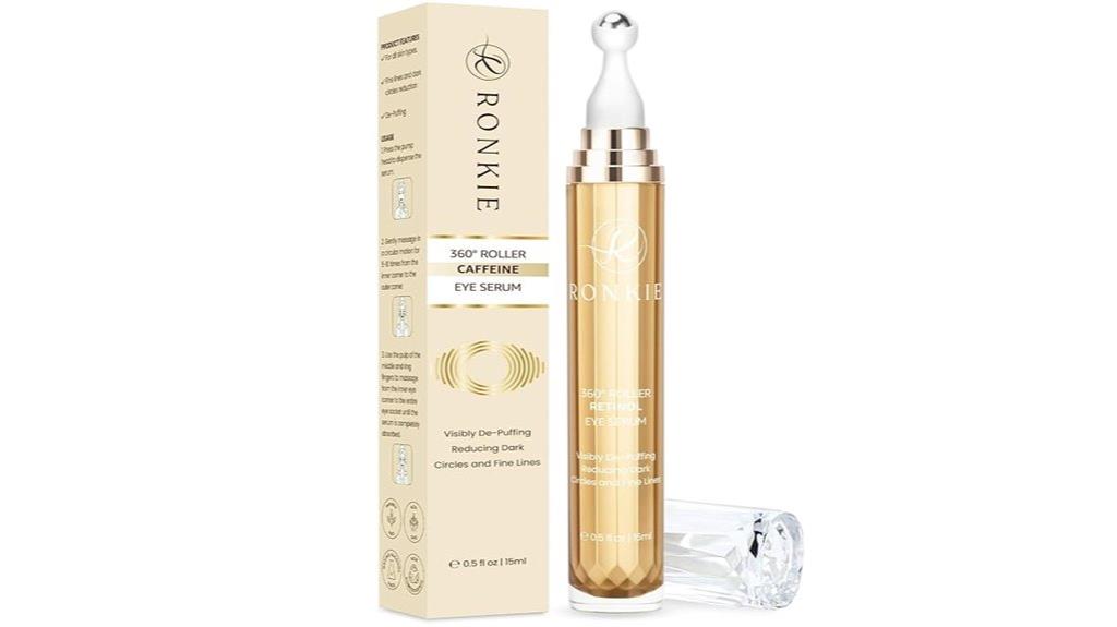 caffeine retinol dark circle cream