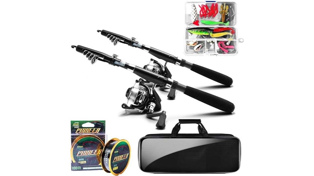 carbon fiber fishing combo