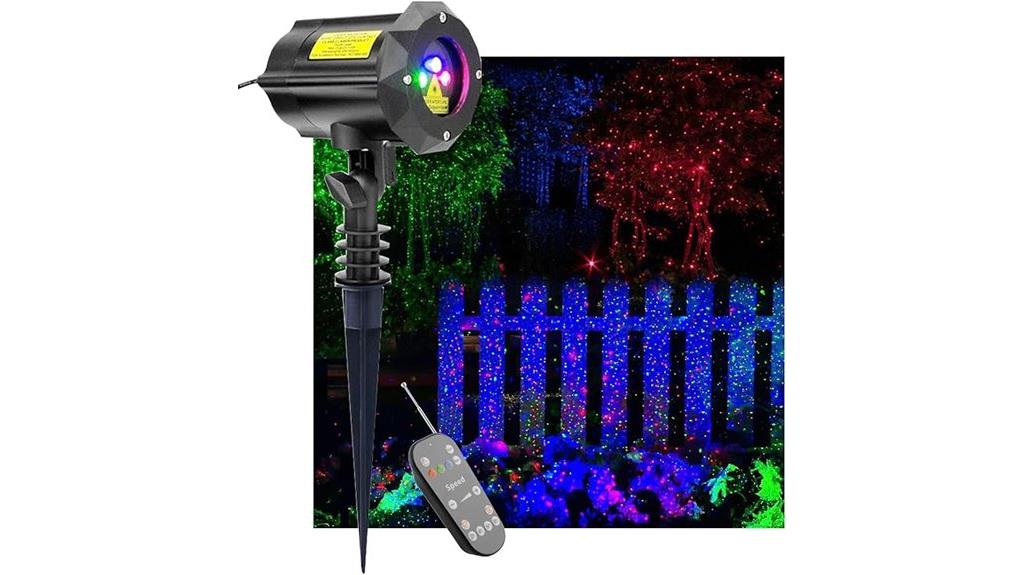 christmas laser projector security