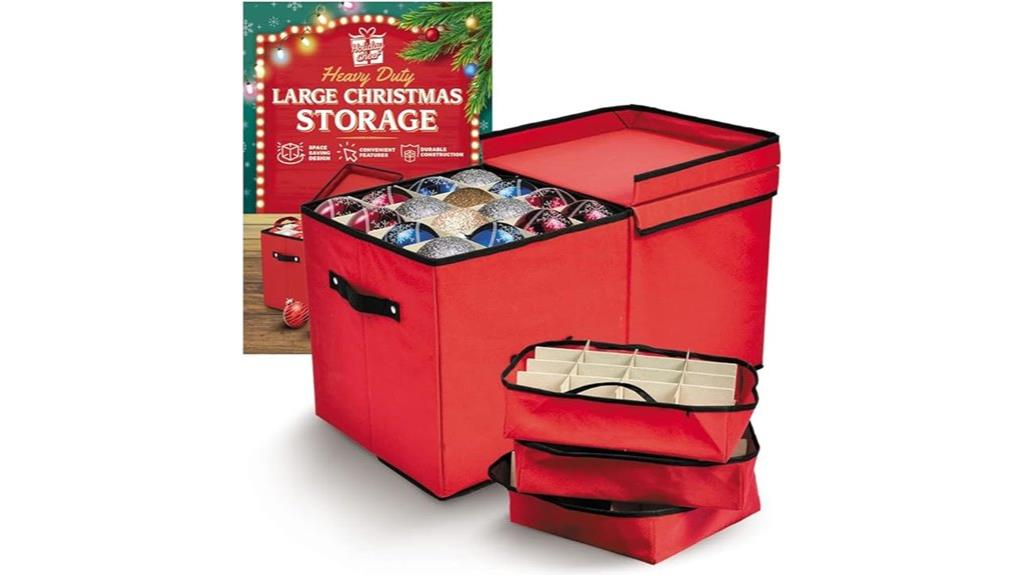 christmas ornament storage box