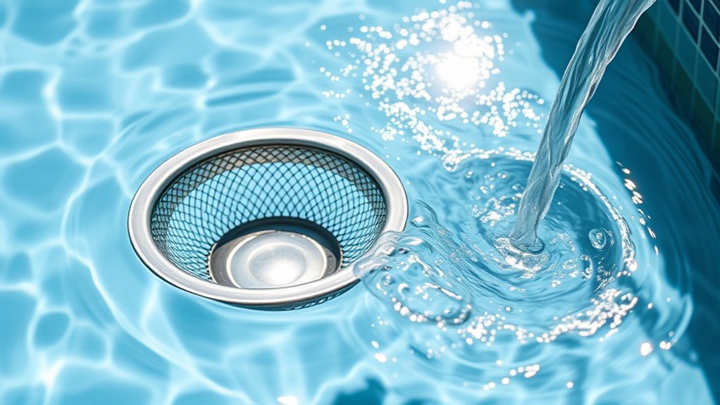 clean skimmer maintain weir