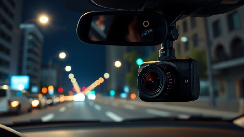 clear night vision footage