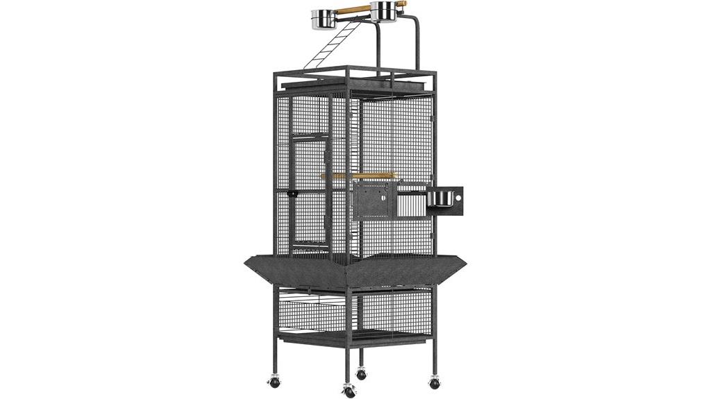 cockatiel cage with stand