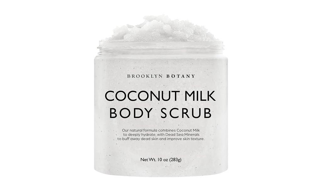 coconut milk body scrub