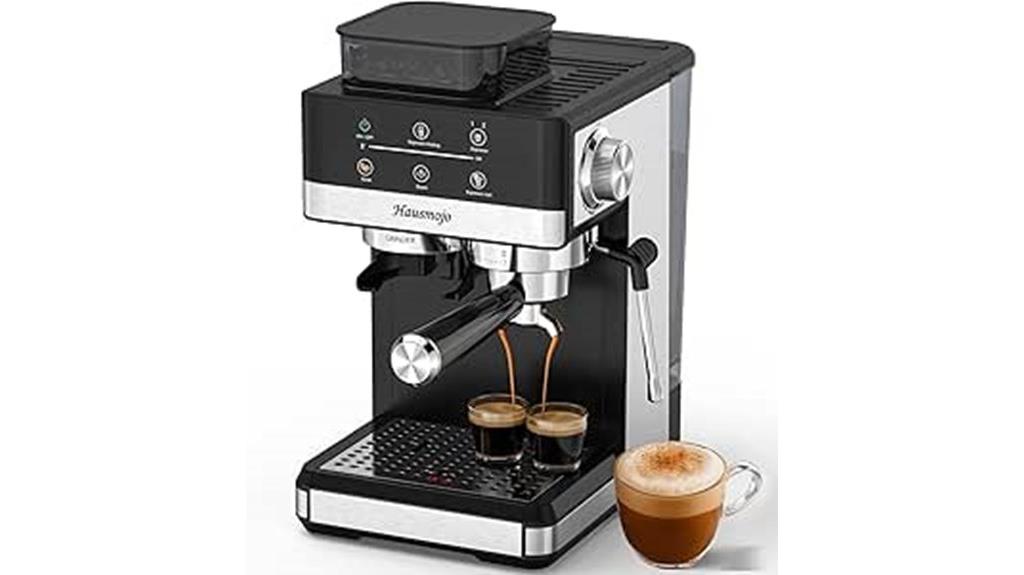 coffee maker with grinder