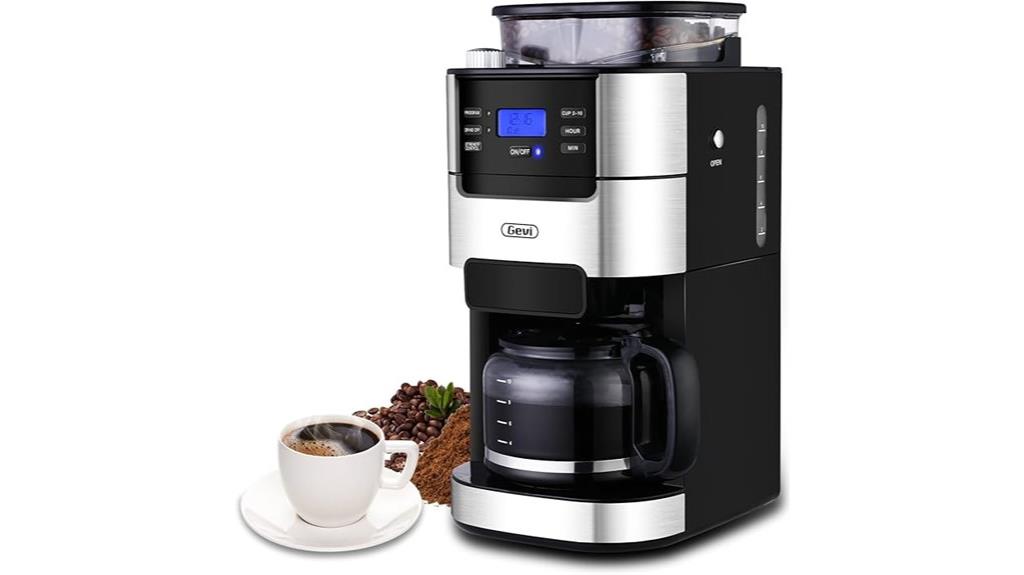 coffee maker with grinder