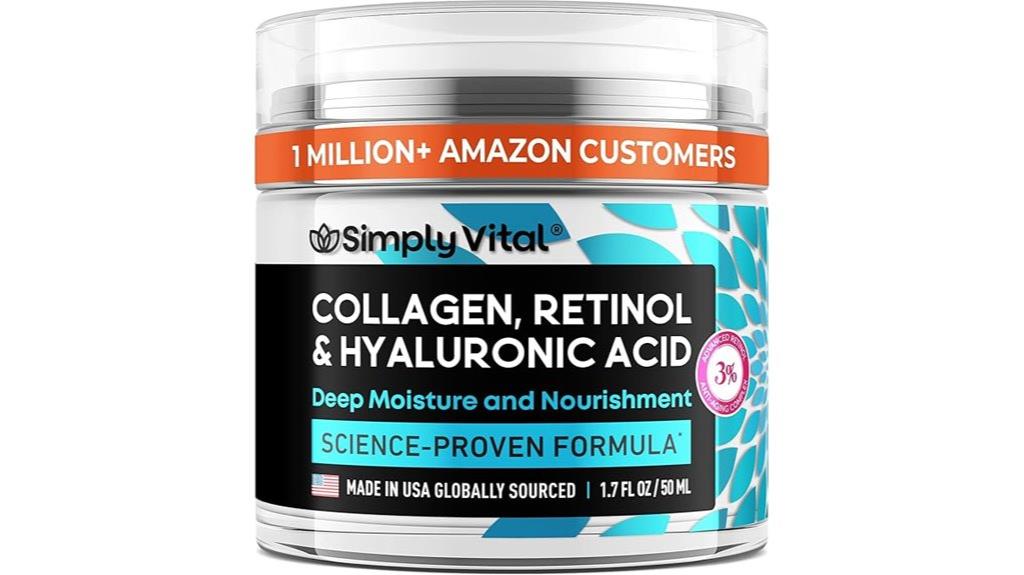 collagen retinol hyaluronic moisturizer