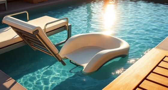 comfortable water seating options