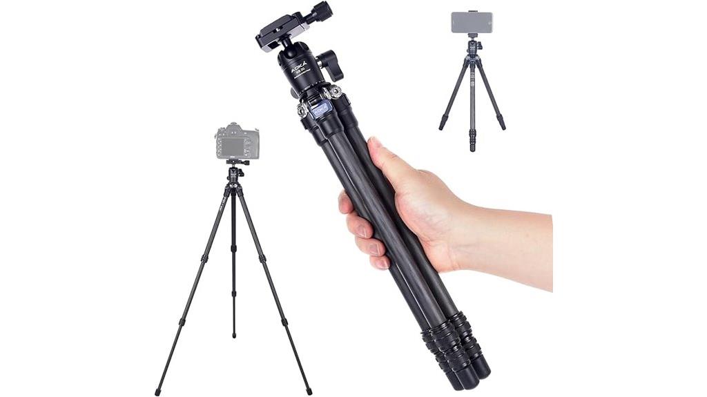 compact lightweight carbon tripod