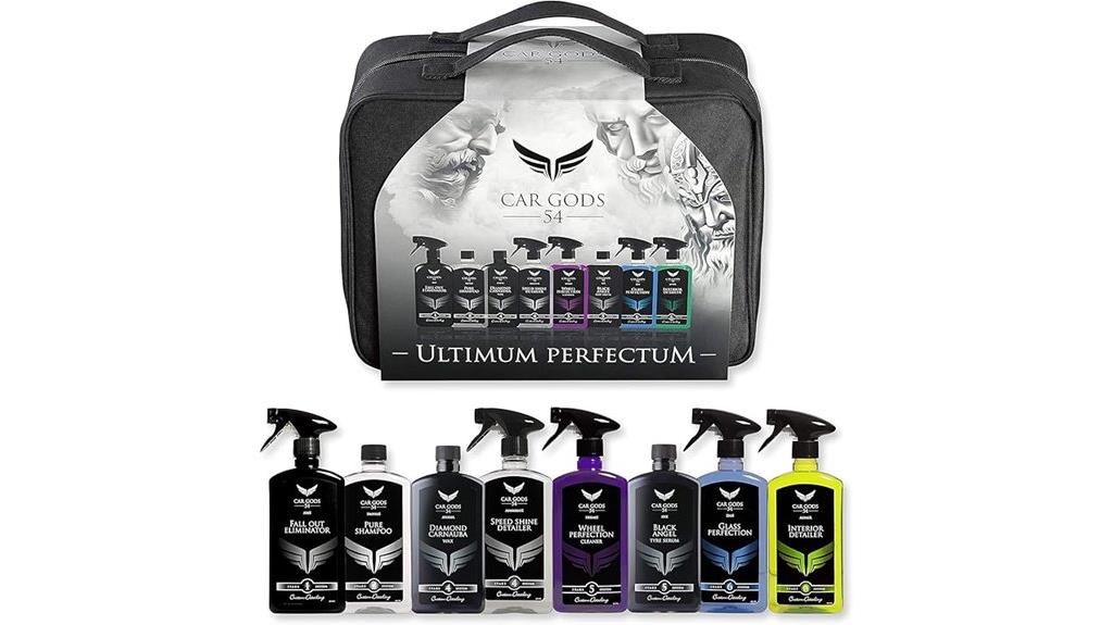complete 8 piece car detailing kit