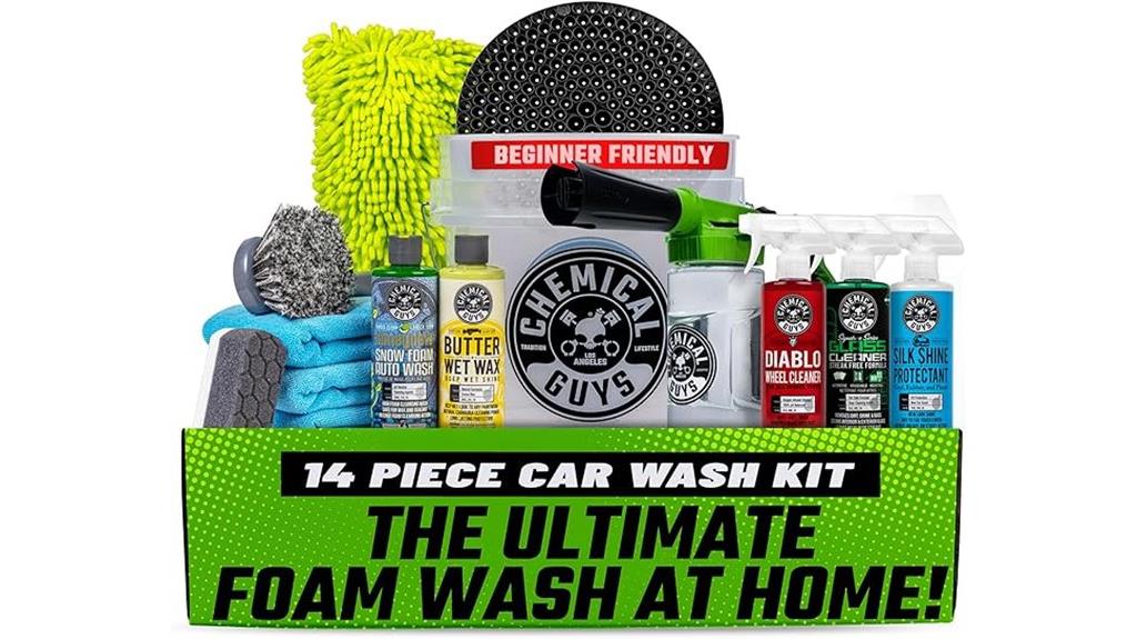 complete car cleaning set