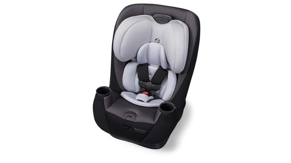 convertible car seat blackened pearl
