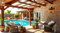 designing a relaxing poolside retreat