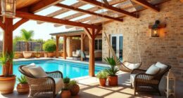 designing a relaxing poolside retreat