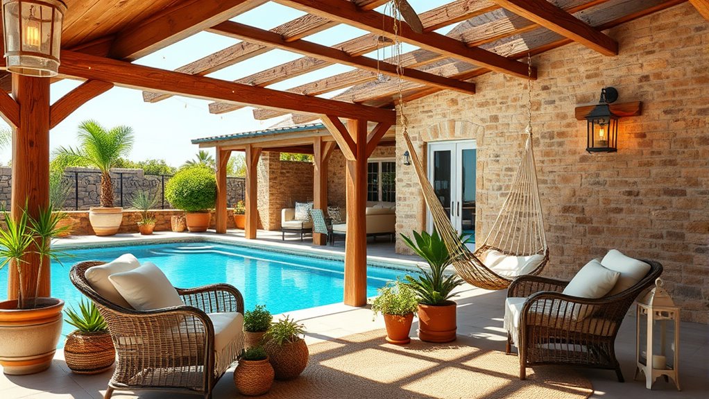designing a relaxing poolside retreat