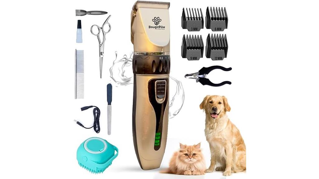 dog grooming kit rechargeable