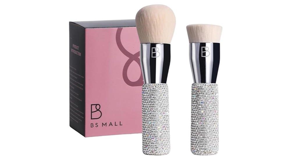 dual makeup brush set