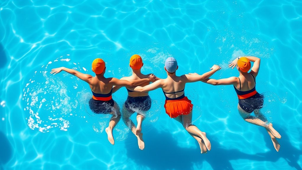 easy synchronized swimming moves