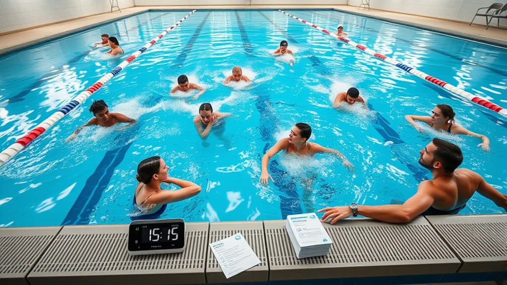 efficient swimming workouts for busy