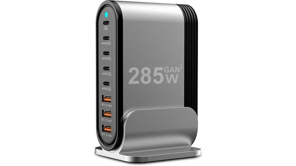 eight port fast charging