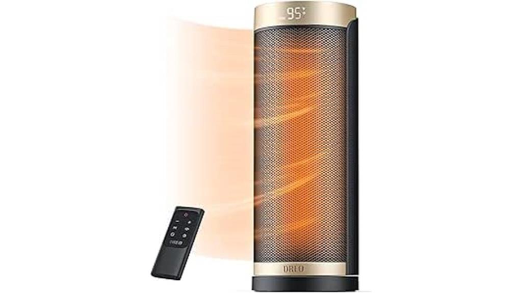 electric heater with remote