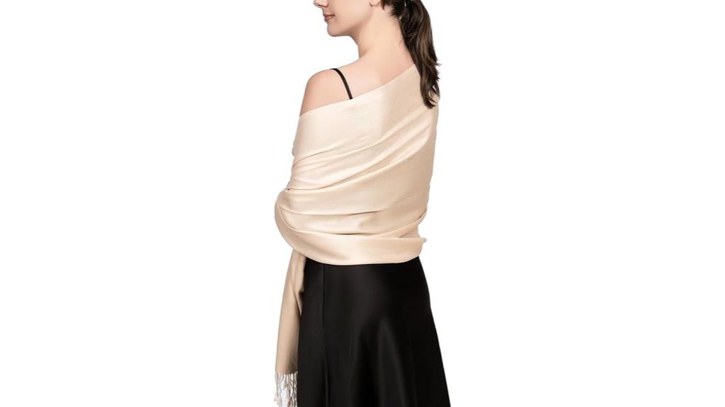 elegant achillea pashmina scarf