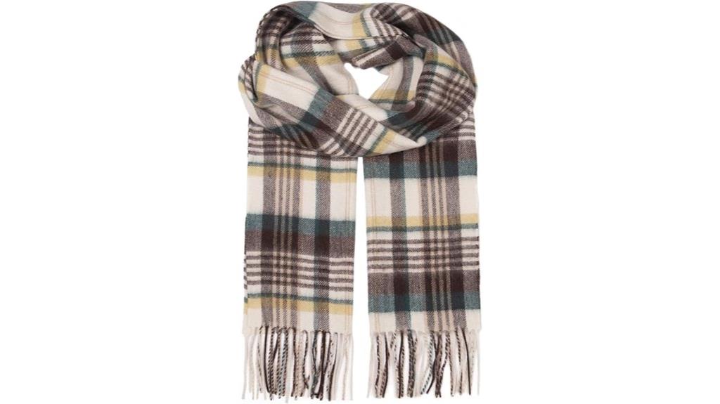 elegant cashmere winter scarf