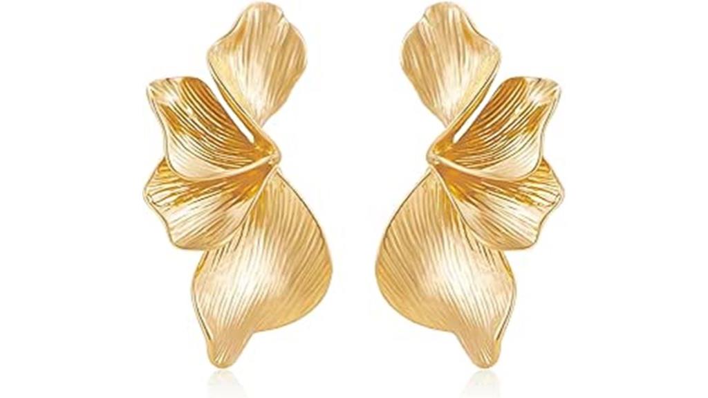 elegant floral earring design