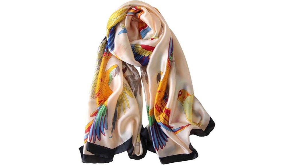elegant mulberry silk scarf
