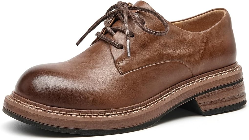 elegant women s leather oxfords