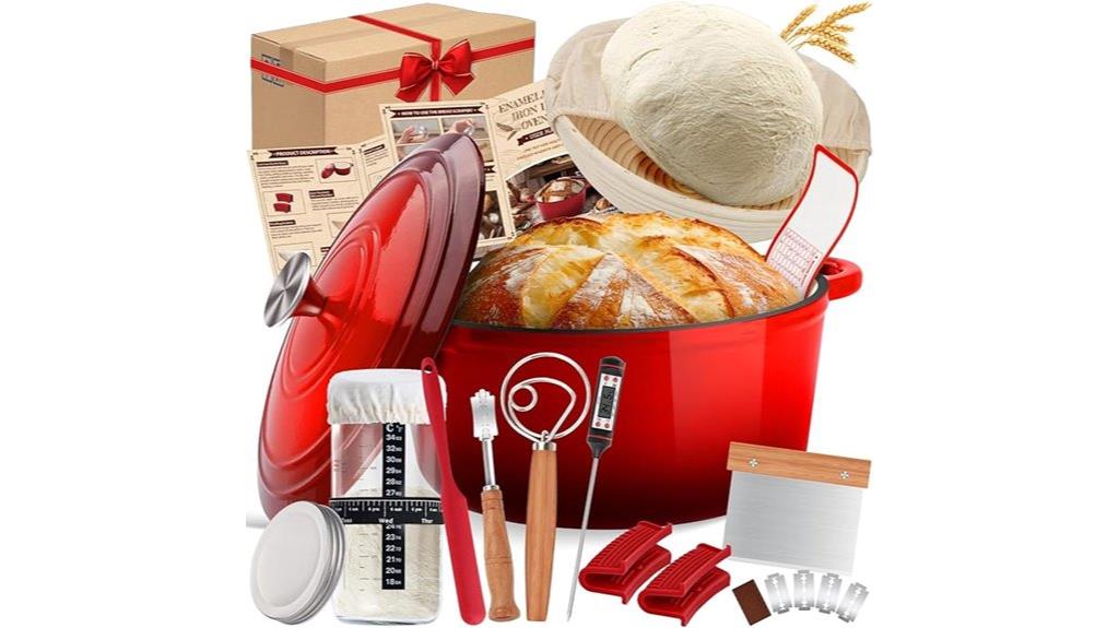 enameled cast iron baking