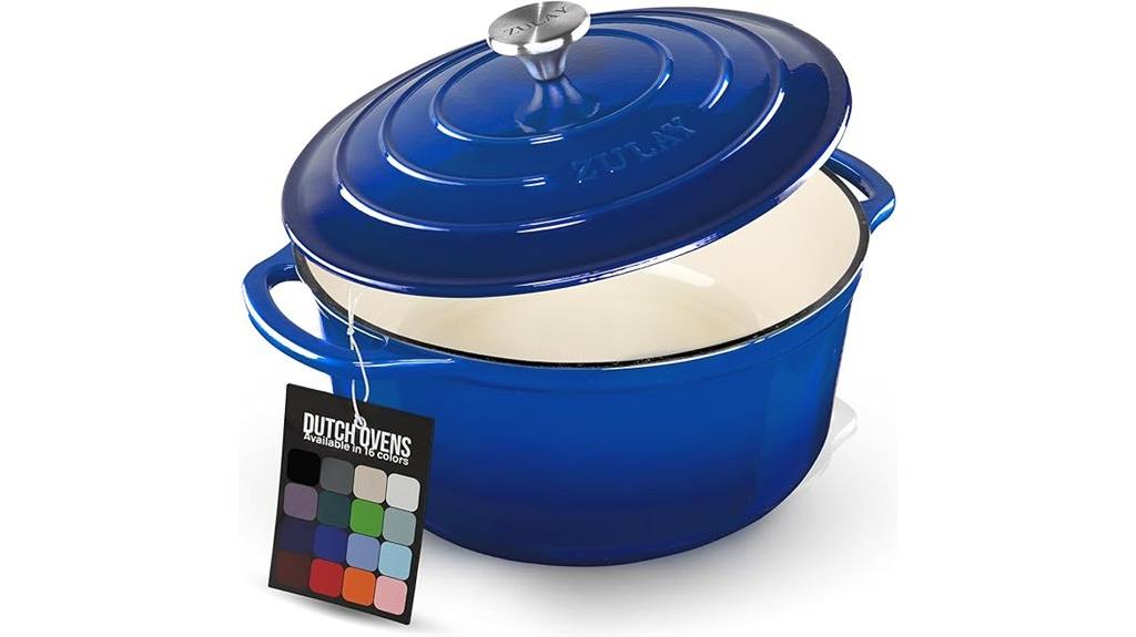 enameled cast iron dutch oven