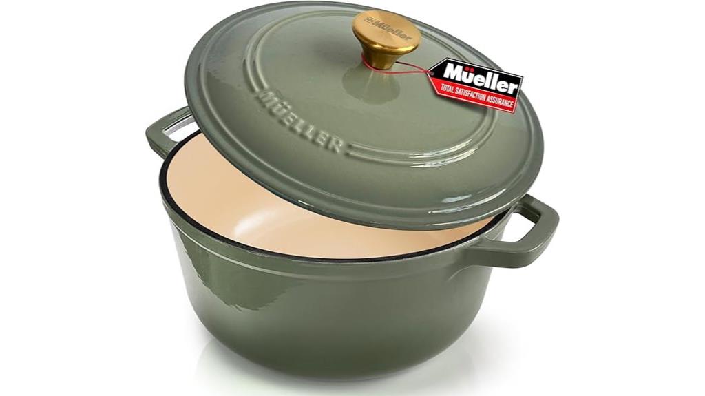 enamelled cast iron dutch oven