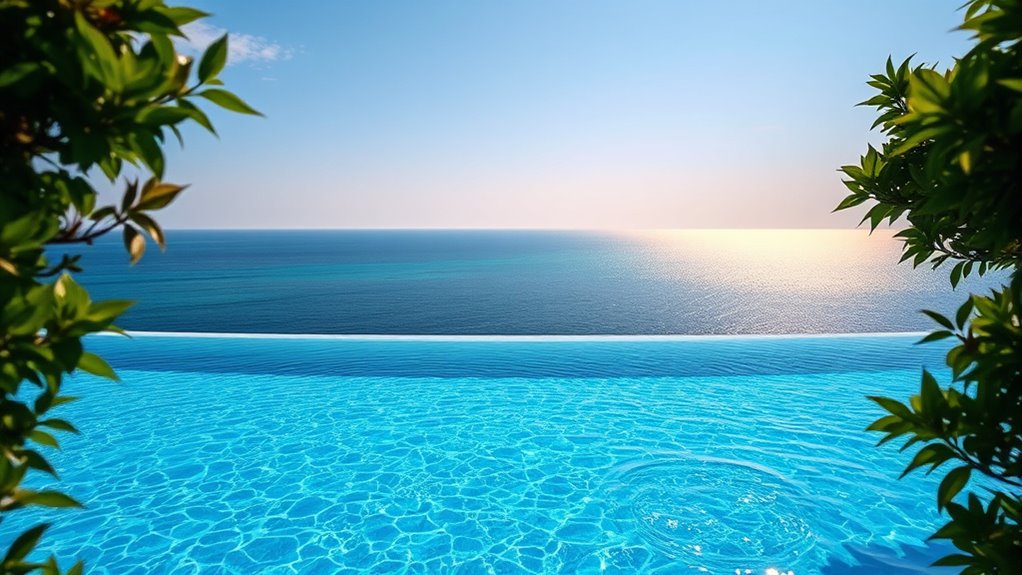 endless water horizon illusion