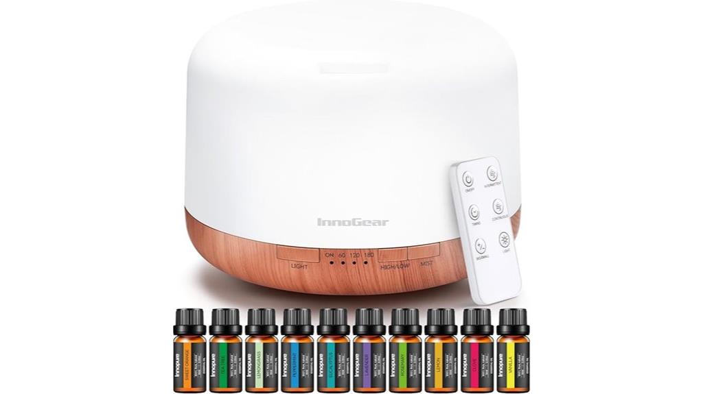 essential oil diffuser set