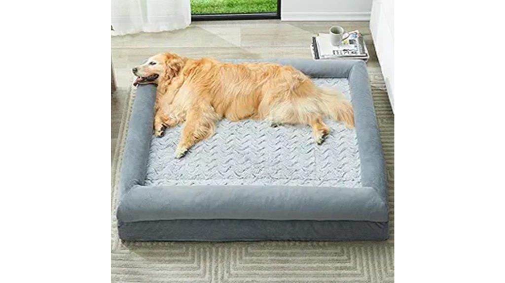 extra large washable bed