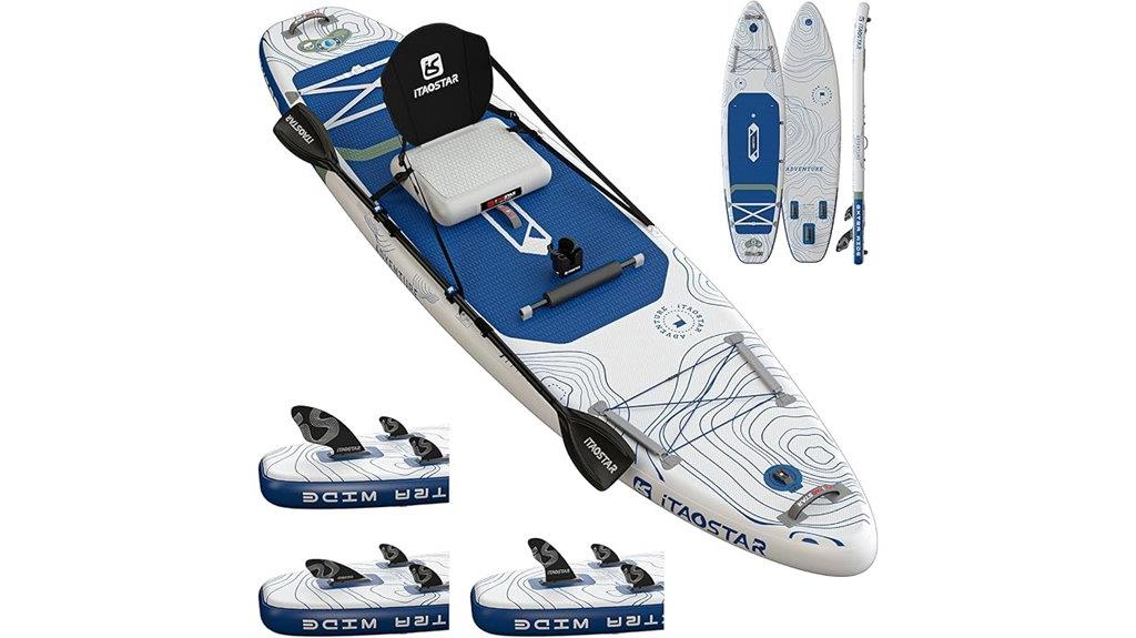 extra wide inflatable paddleboard