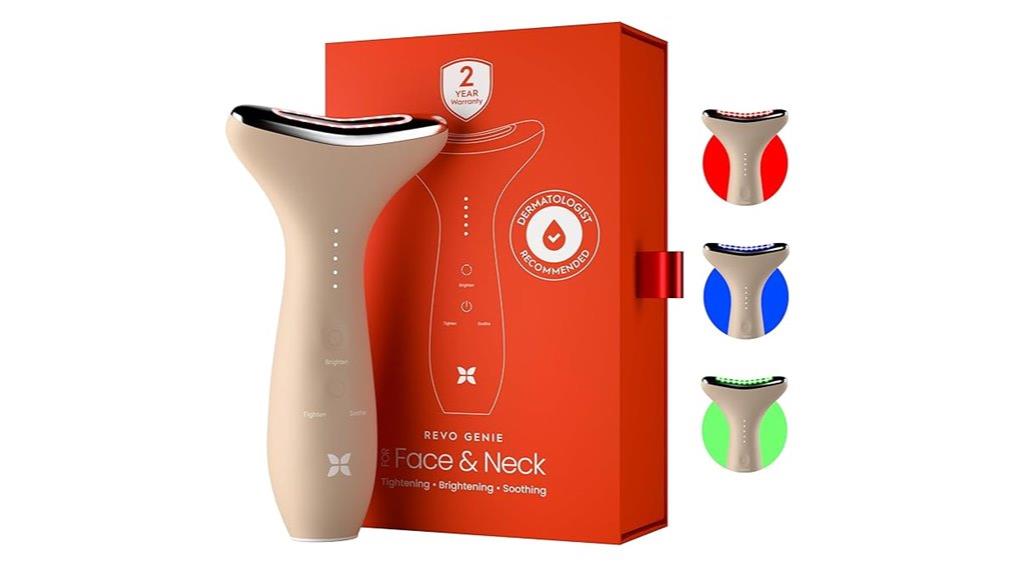 facial neck led massager