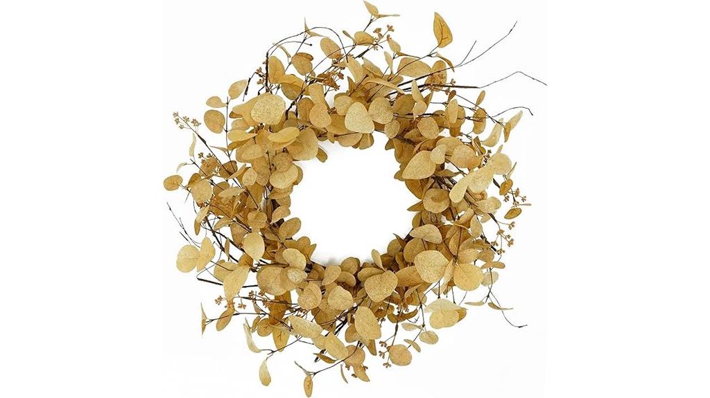fall eucalyptus front wreath