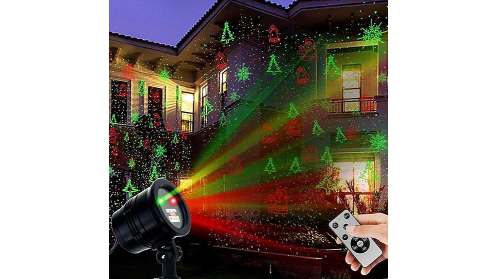 festive laser light projector
